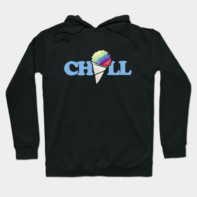 CHILL rainbow snow cone Hoodie by bubbsnugg